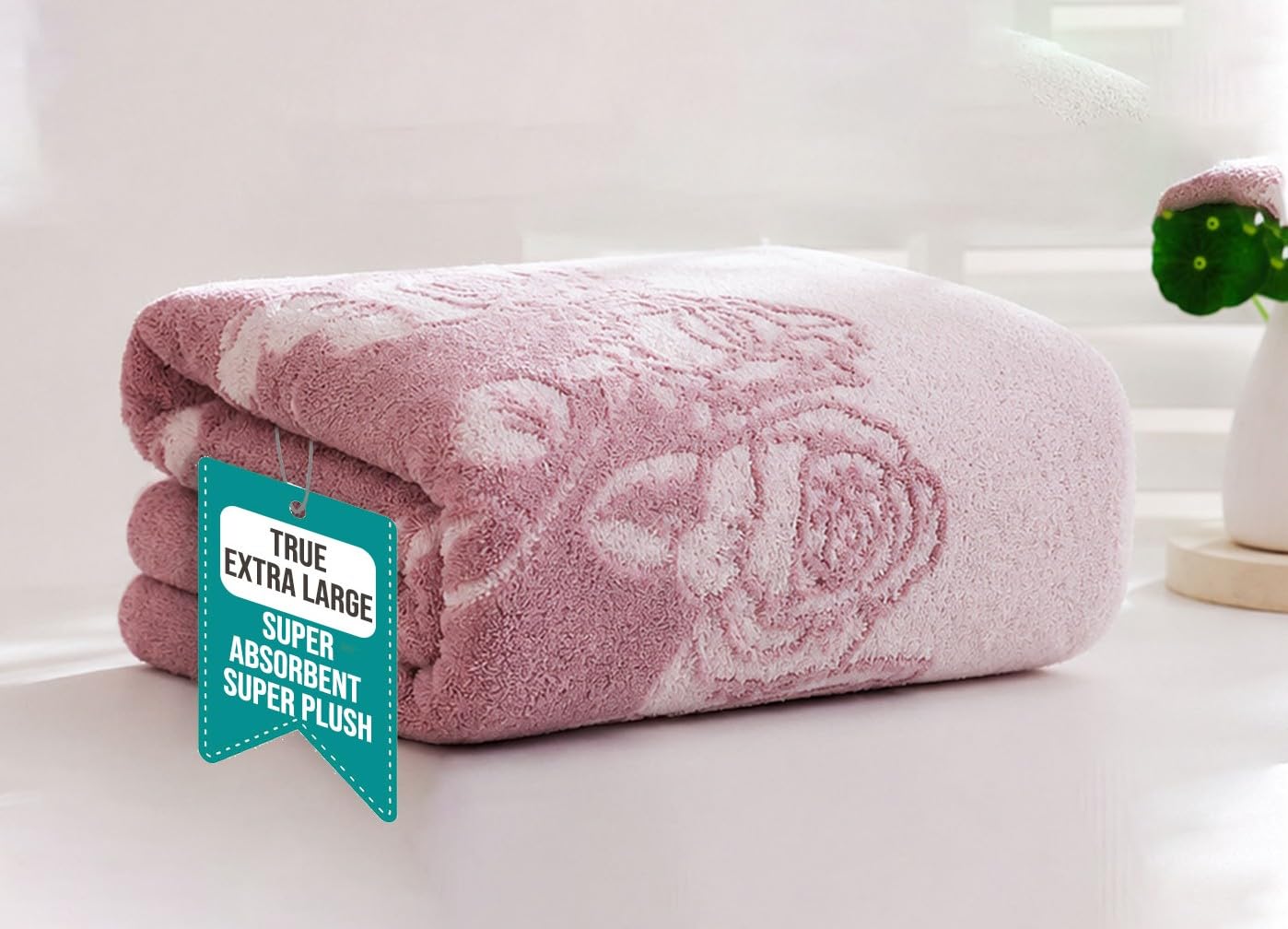 MAXOSHINE Extra Large Bath Towels - Super Soft & Quick Dry -10