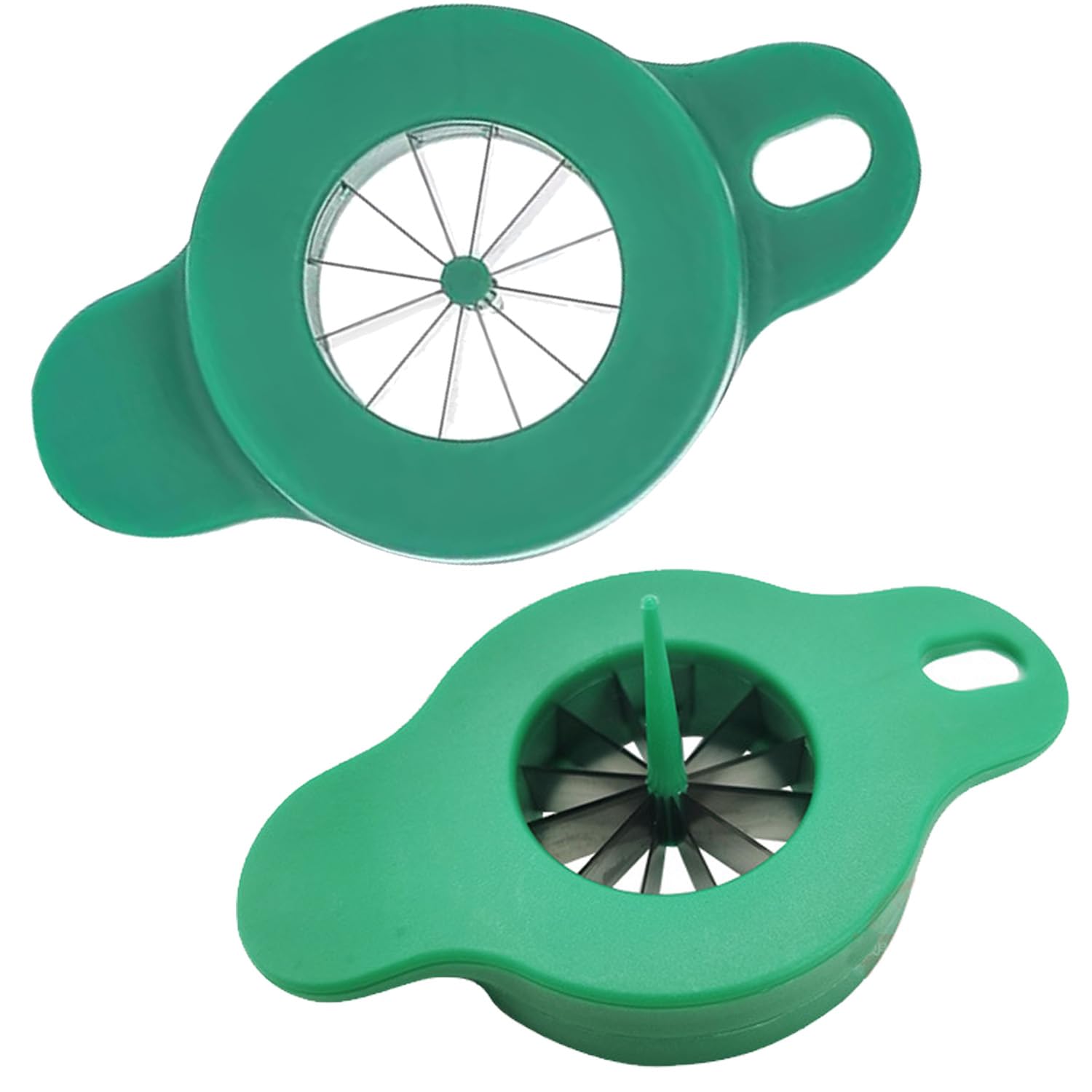 2 Pcs Green Onion Shredder, Kitchen Onion Cutter 12 Blade Design Green Onion Slicer Tool Seasoning Spice Choppers (2Pcs)