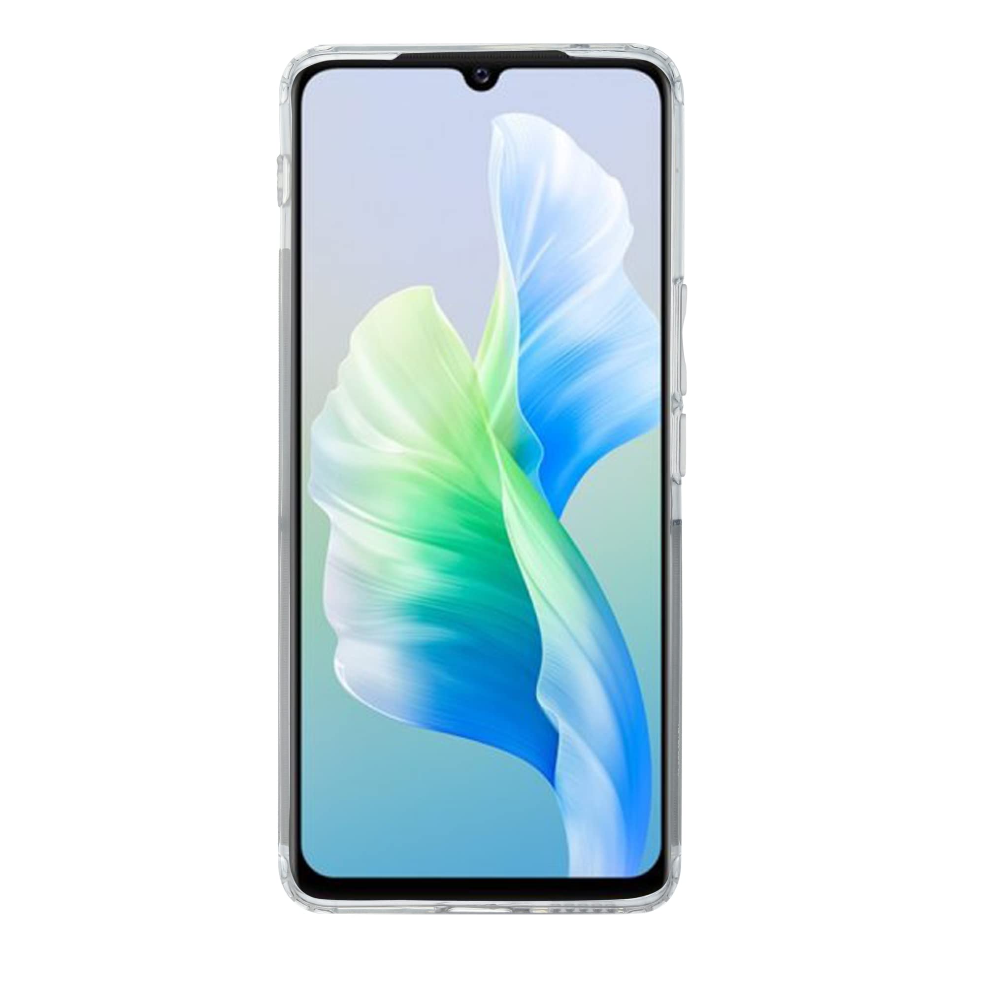 YOUTH MOBI Silicone Flexible, Light Weighted, Slim TPU Phone Cover | Shock-Proof Yellowing Resistant Back Cover Case Compatible for VIVO V23 PRO 5G (Transparent, Pack of 1)