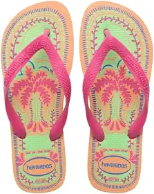 Chinelo Feminino Summer Vibes Estampa de Coqueiro