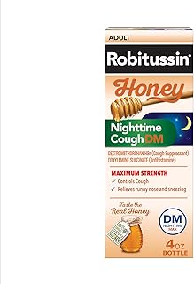 Robitussin Honey Maximum Strength Cough & Chest Congestion DM, 4 fl oz.