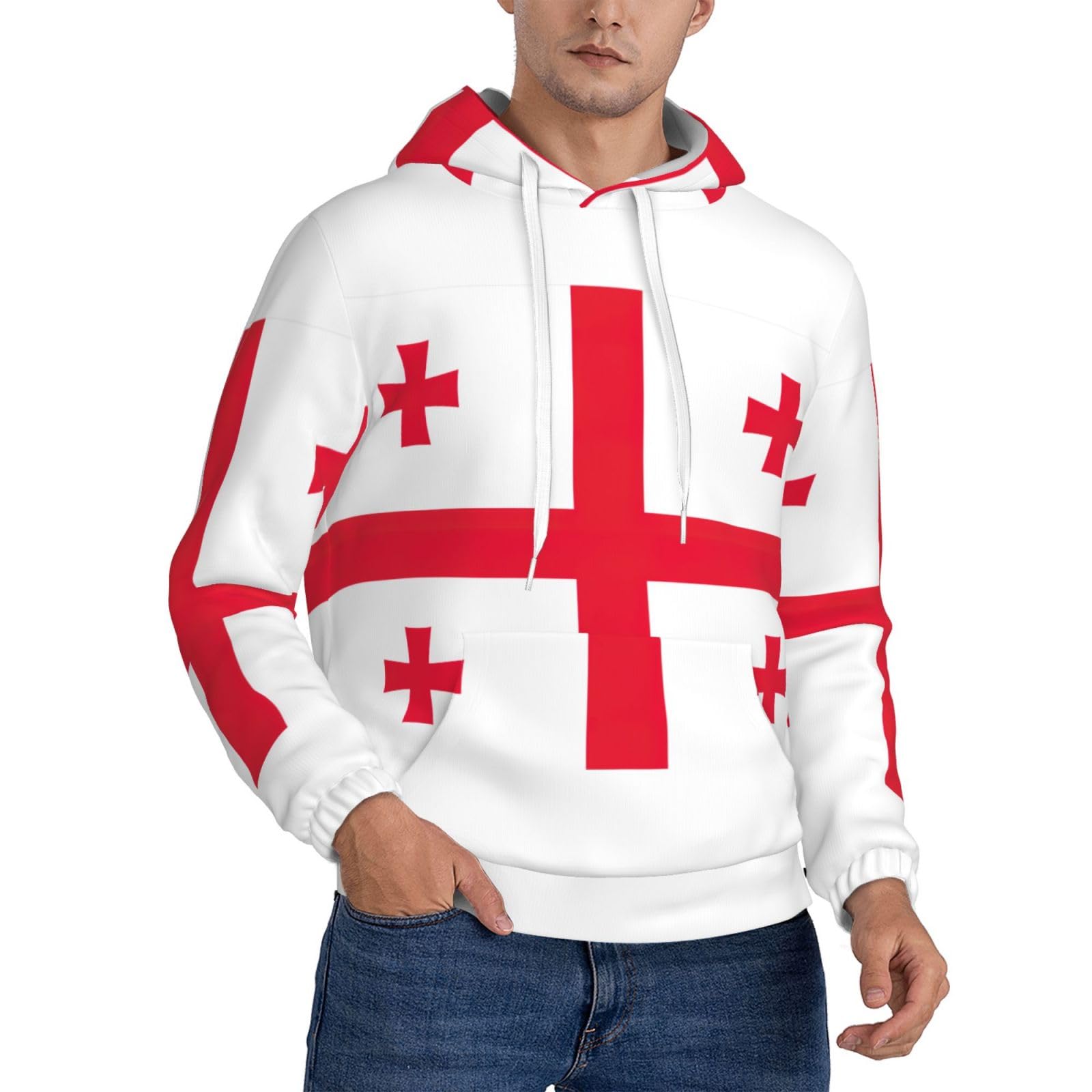 Sweat à capuche homme Géorgie idéal pour vos sorties décontractées - 8