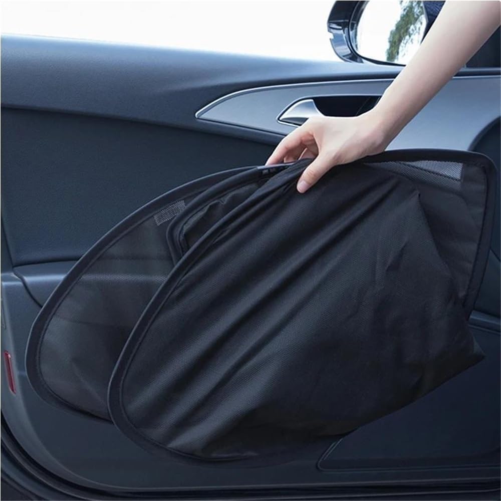 Parasol Ventana Lateral Coche, para Ford S-MAX 2015- Cubre Parabrisas Coche Parasol Delantero Aislante Ventanas Traseras Mosquitera,4pcs-Doors-Window-Normal