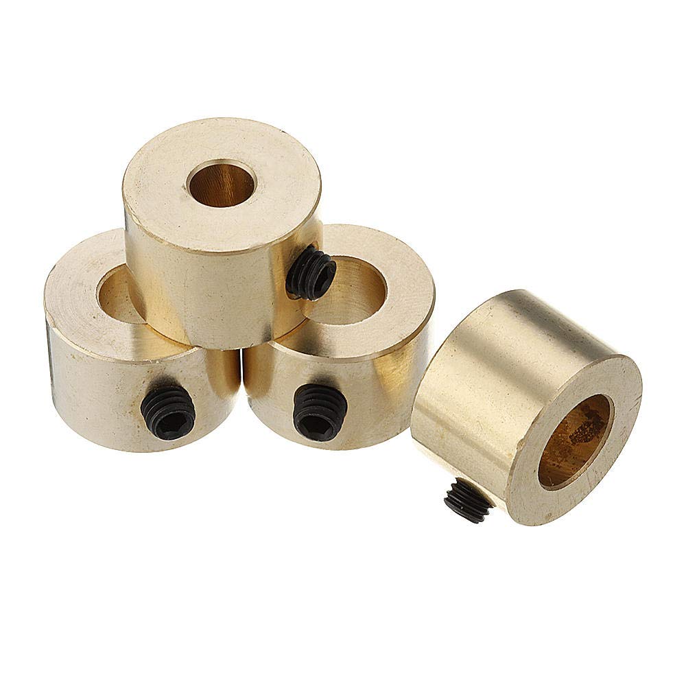 6/8/9/10mm Brass Depth Stop Collar Twist Drill Bit Shaft Ring Woodworking Positioner Spacing Ring Locator (9mm)