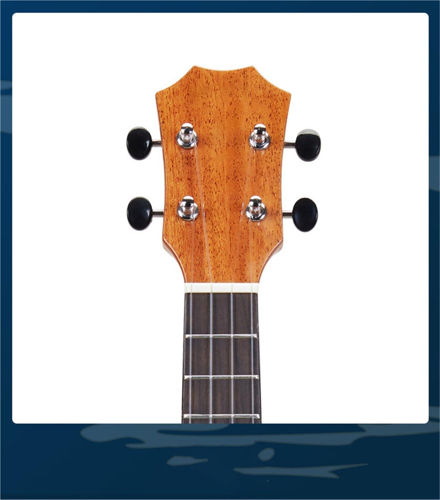 23 Calowa Gitara Elektryczna Ukulele Z Litego Drewna Mahoniowego Dla Początkujących Początkujący Ukulele