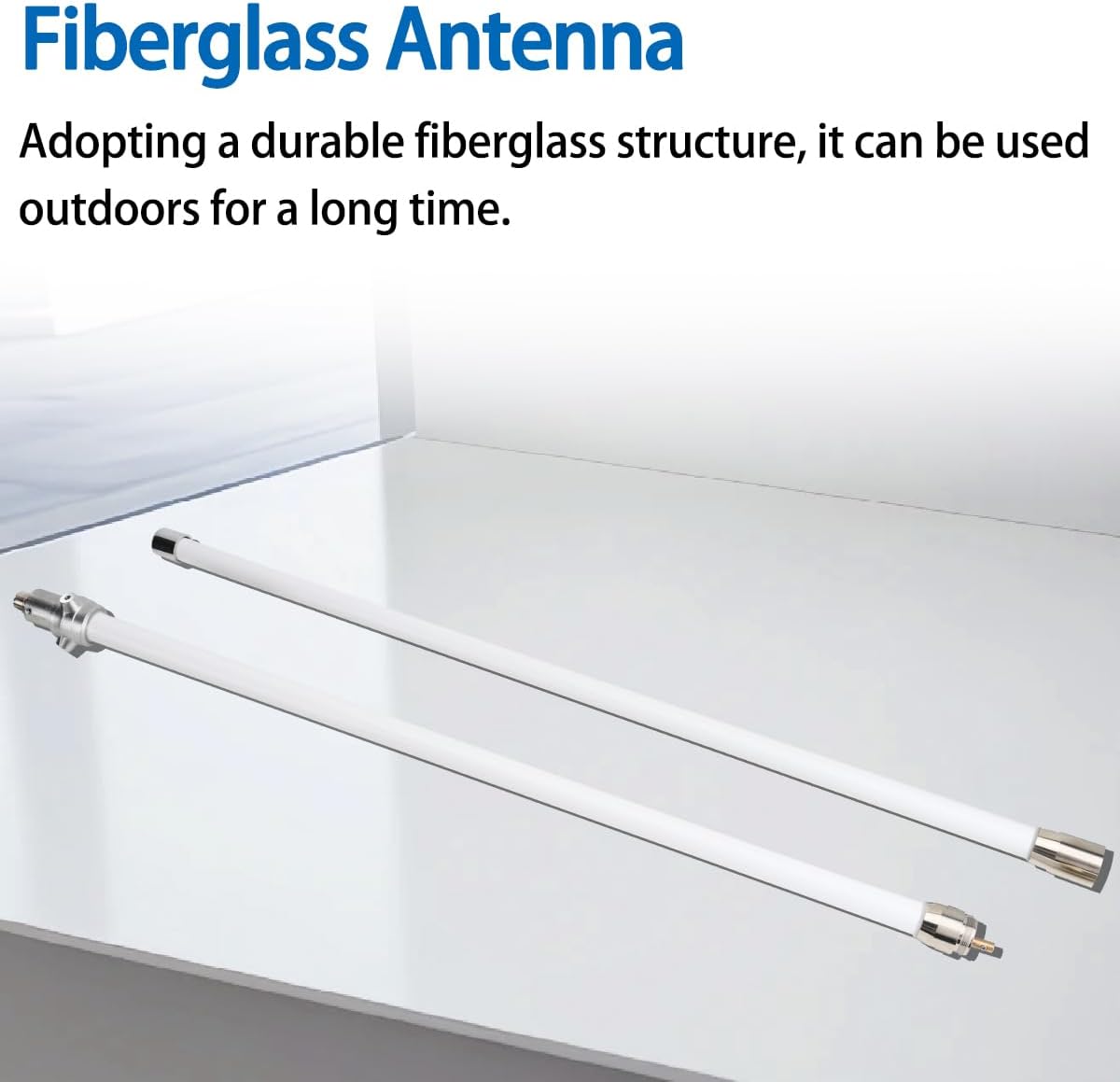 GMRS Base Antenna 462-467MHz,7.2dBi High Gain Fiberglass GMRS Radios Repeater Base Station UHF-Female SO239 Connector Antenna Compatible with GMRS Mobile Ham Radio