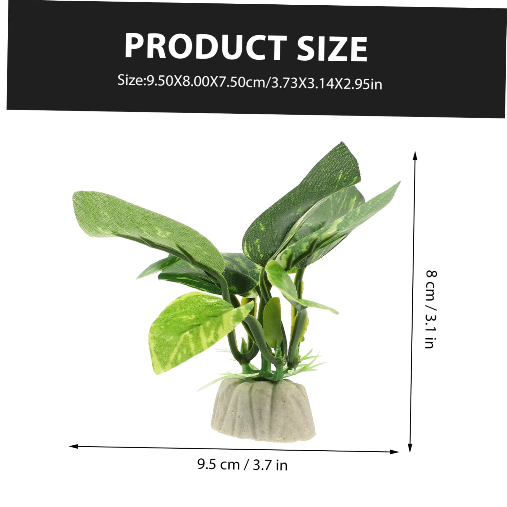 HOUDERCO 10Pcs Artificial Aquarium Plants Simulation Fish Tank Decorations Plastic Fish Tank Accessories for Creative Aquarium Decor Non Fading Design