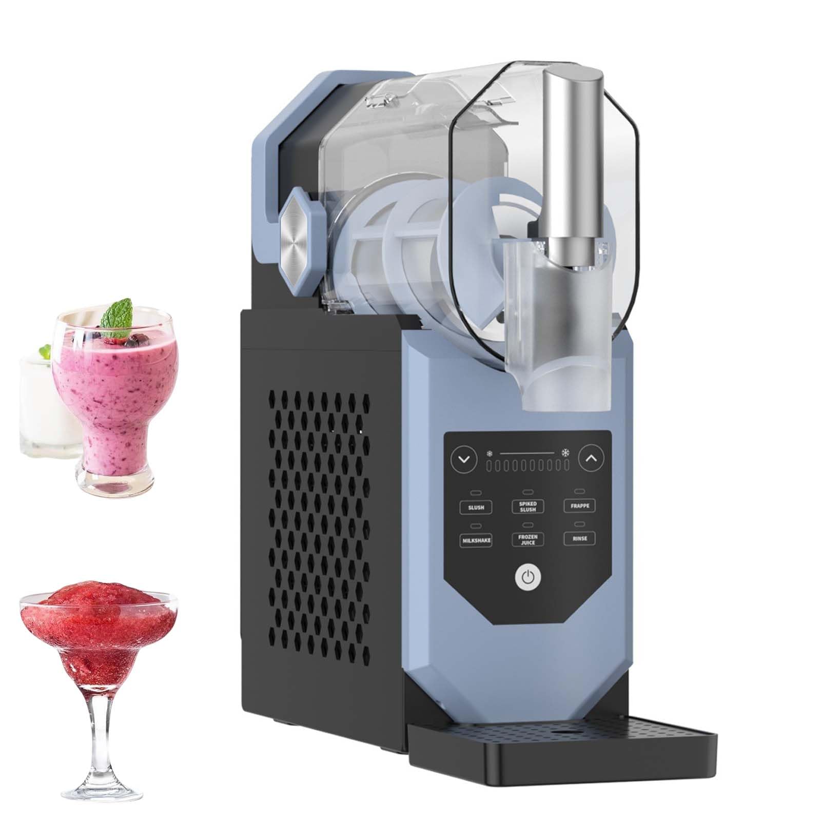 Blender do smoothie, domowy, samoczyszczący, nie wymaga lodu, 5 trybów wstępnie ustawionych, odpowiedni do przygotowywania smoothie, shake'ów mlecznych, napojów i lodów.