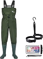 Vista 1 de wader con botas impermeable para pesca y caza de nailon 2-Ply/PVC 9-13