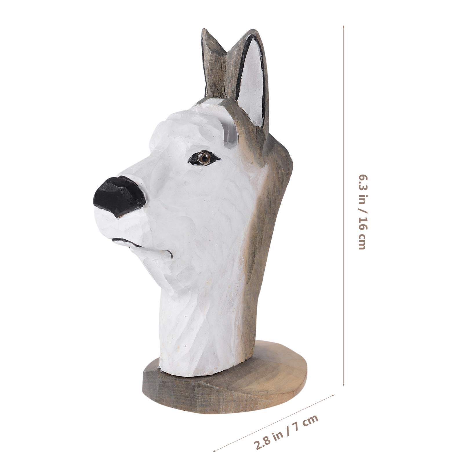 NUOBESTY 3 Pièces Monture De Lunettes En Bois Porte-lunettes Pour Animaux Support De Lunettes En Bois Présentoir De Lunettes De Soleil Porte-lunettes Animaux Chien Décor Boisé Bureau Cadre