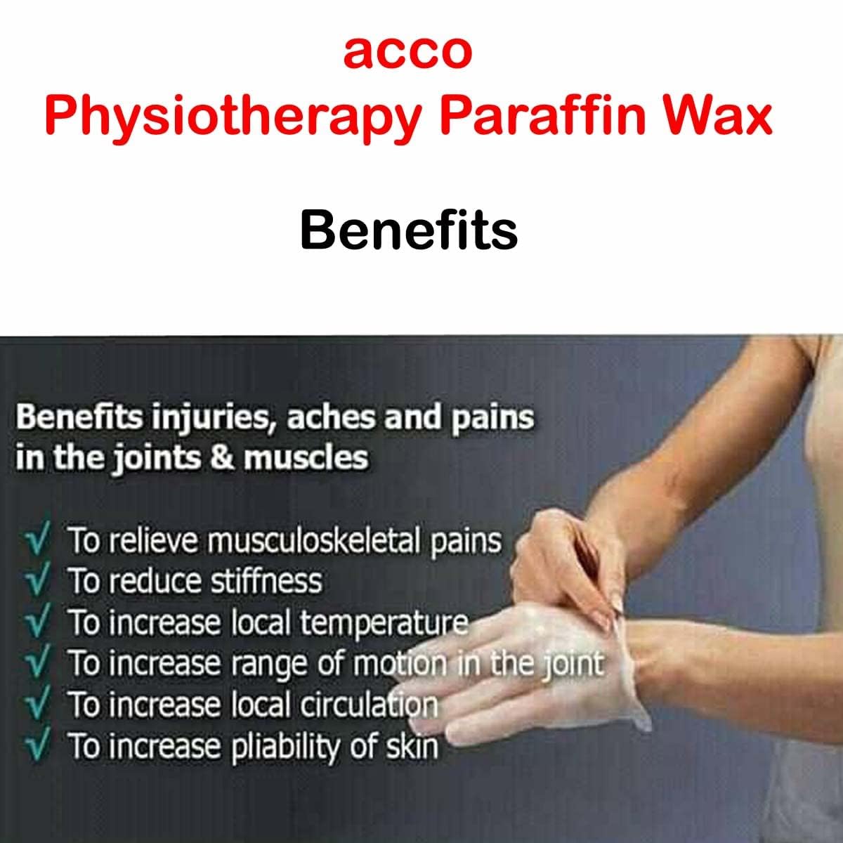 Healthcave Physiotherapy Paraffin Wax Heating Bath, Low Melt Wax for