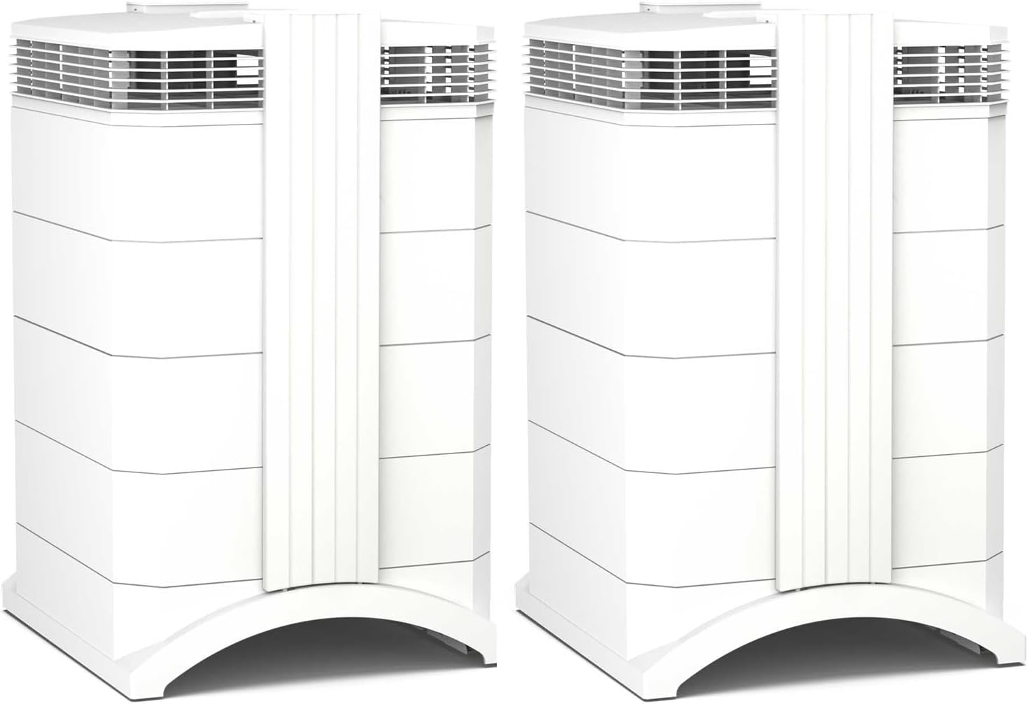 IQAir HealthPro Compact XE Air Purifier - 2 パック - 最大 2480 平方フィートの部屋のための HyperHepa ろ過 - アレルゲン、煙、ほこり、金型、ペットのふけ、スイス製、WiFi 対応