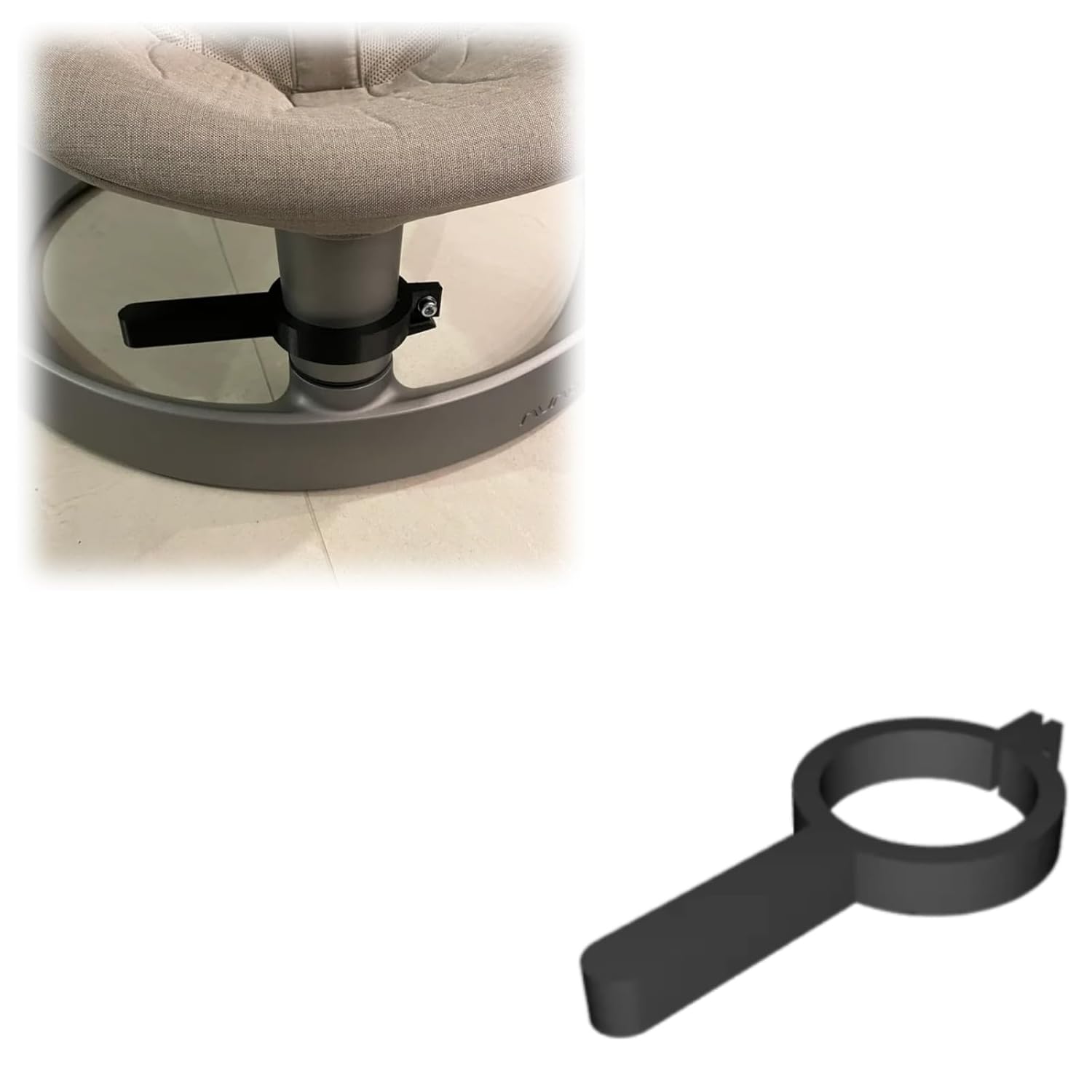 Pedal Stand for Nuna Leaf, Hands-Free Baby Swing Accessory, Stable Base