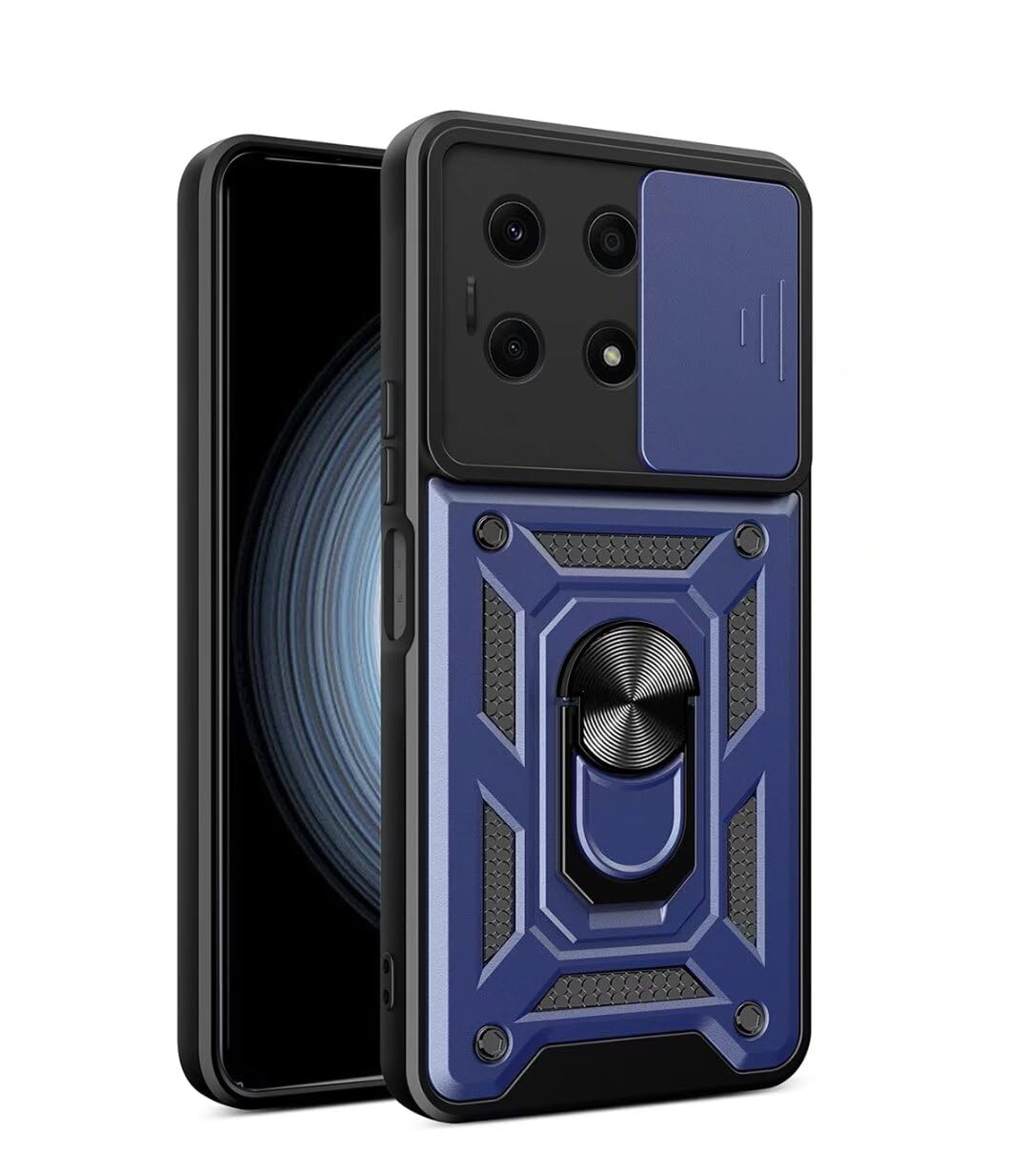 JIAFEI Cover per Xiaomi 13 Ultra Custodia Protettiva in TPU Morbida Ultrasottile Antiurto ad Angoli Protezione per Fotocamera Schermo Gradienti Trasparenti Oro/Nero