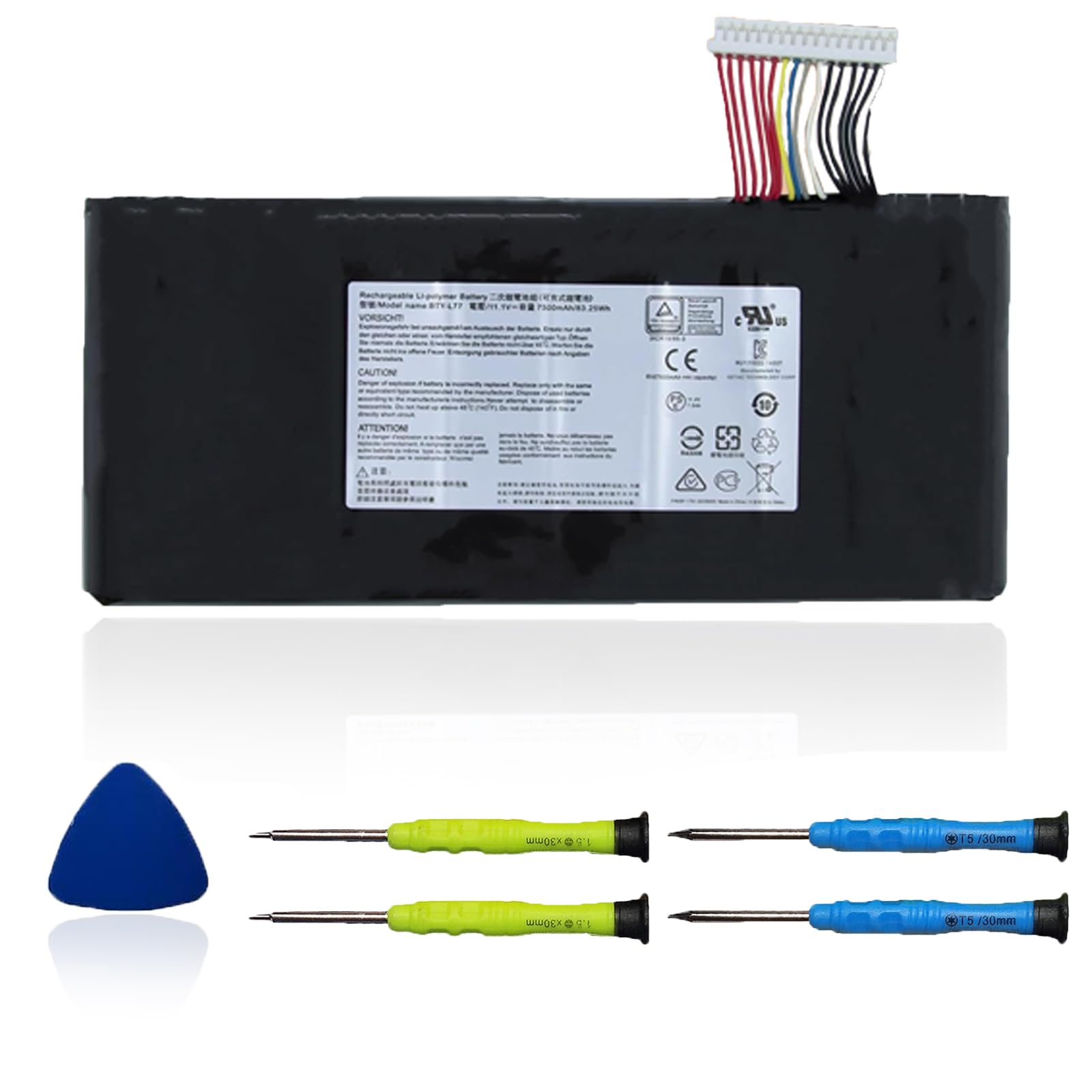 Amazon.com: OUWEE BTY-L77 Laptop Battery Compatible with MSI