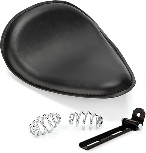 Miniatura 2 de Kit de soporte de montaje de muelles de asiento de motocicleta de cuero compatible con Harley Honda, Yamaha, Kawasaki, Suzuki, Sportster, Bobber