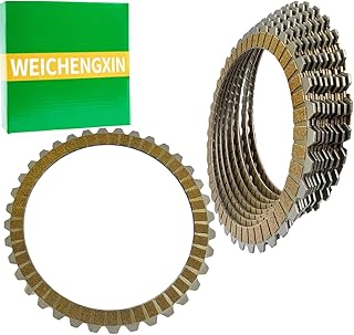 9Pcs Clutch Friction Plates Set for Sportster 883 1200 XL883 XL1200 Dyna Low Rider Softail