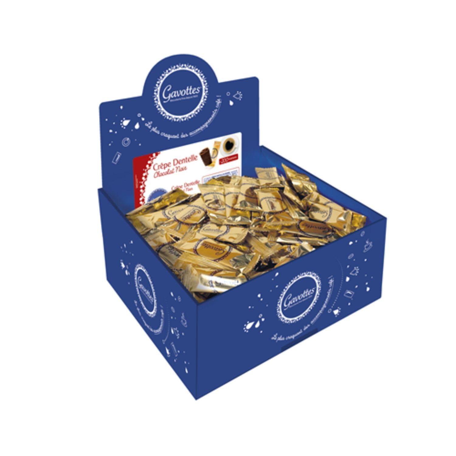 Gavottes Crêpe dentelle chocolat noir boîte 1 kg