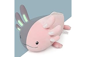 Niuniu Daddy 20-Inch Pink Axolotl Plush - Glowing, Realistic Stuffed Animal