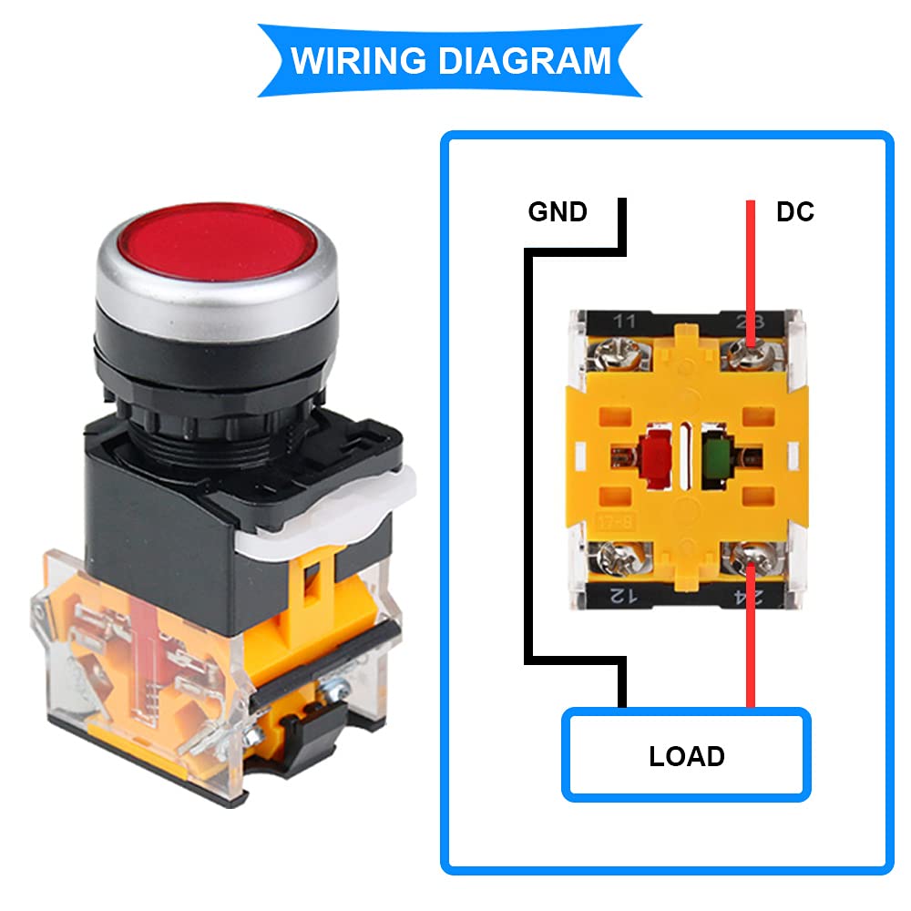 Hella Drukknopschakelaar - 4556JF 001572001 | Uitvoering: For mounting Hella Drukknopschakelaar - 4556JF 001572001 | Uitvoering: For mounting