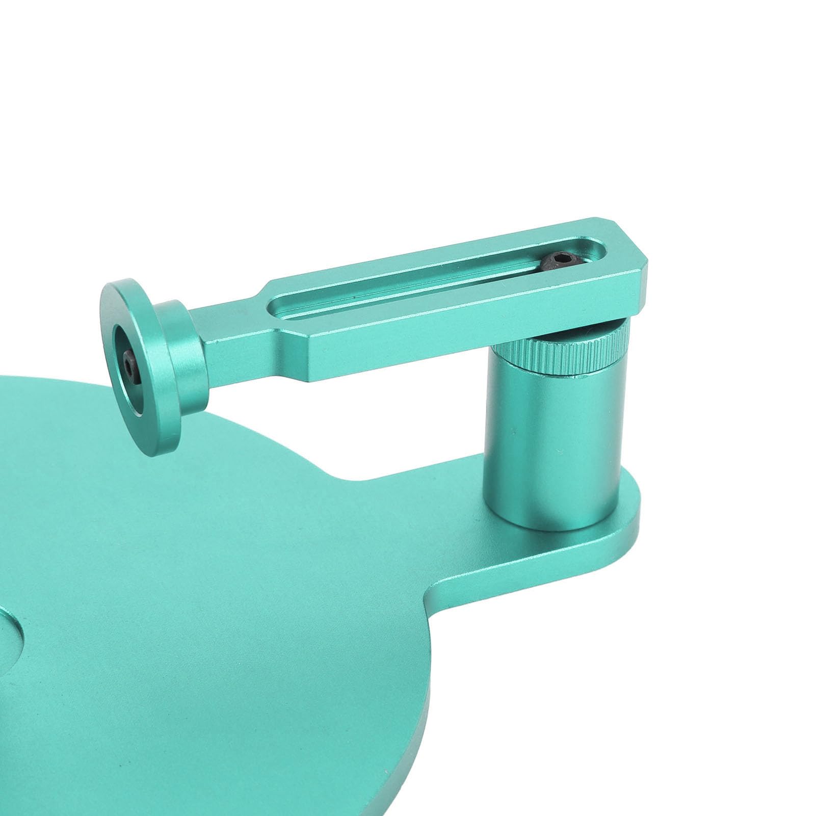 Rosvola Kit de Pegado de Neumáticos para Coche RC, Herramientas de (Cyan) | Construcción metálica, rodillo de presión ajustable, versátil para ejes 1/18-1/8, fácil de usar