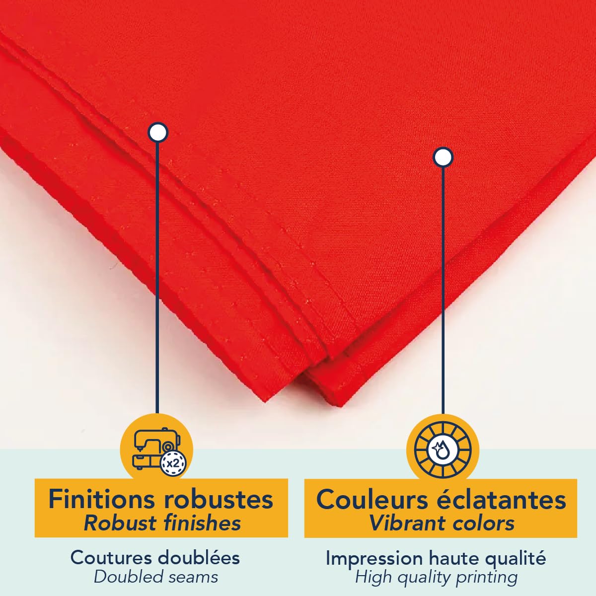 Austria Premiuim Flag 150x90cm - Very Resistant and Excellent Quality Austrian flag with 2 metal eyelets - Be proud of your colors ! - Image 4