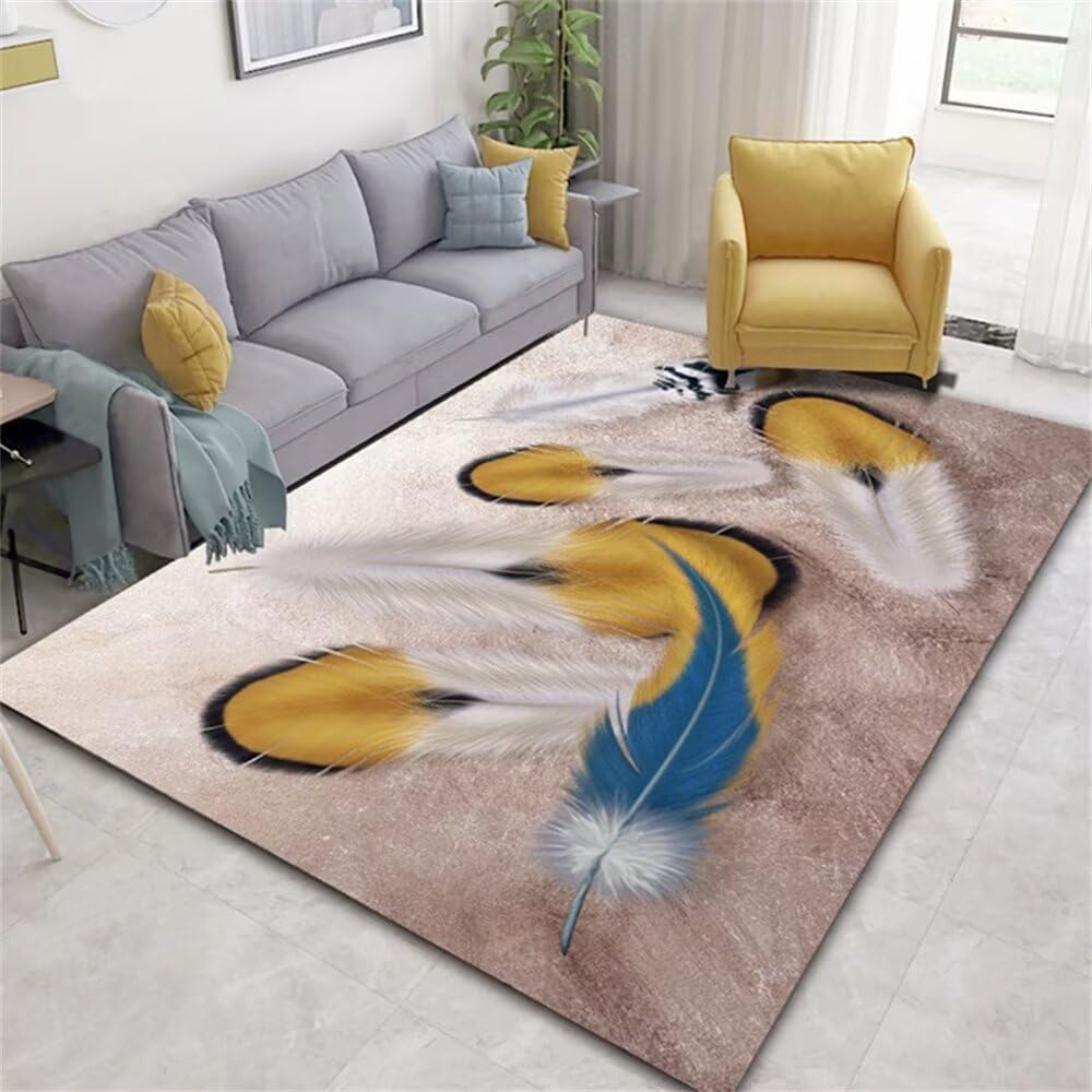 Tapis de salon lavable et résistant pour les chiens et l'entrée