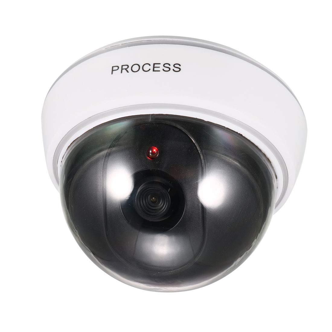 uxcell Fake Security Camera Dummy Dome CCTV with Blinking Red LED Warning Alert Light for Home Outdoor Indoor White-image-16