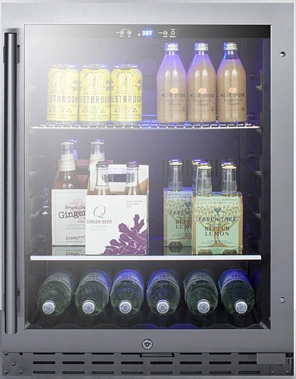 Summit 24” Beverage Center, Stainless Steel - ALBV2466 by Summit Appliance - Image 3