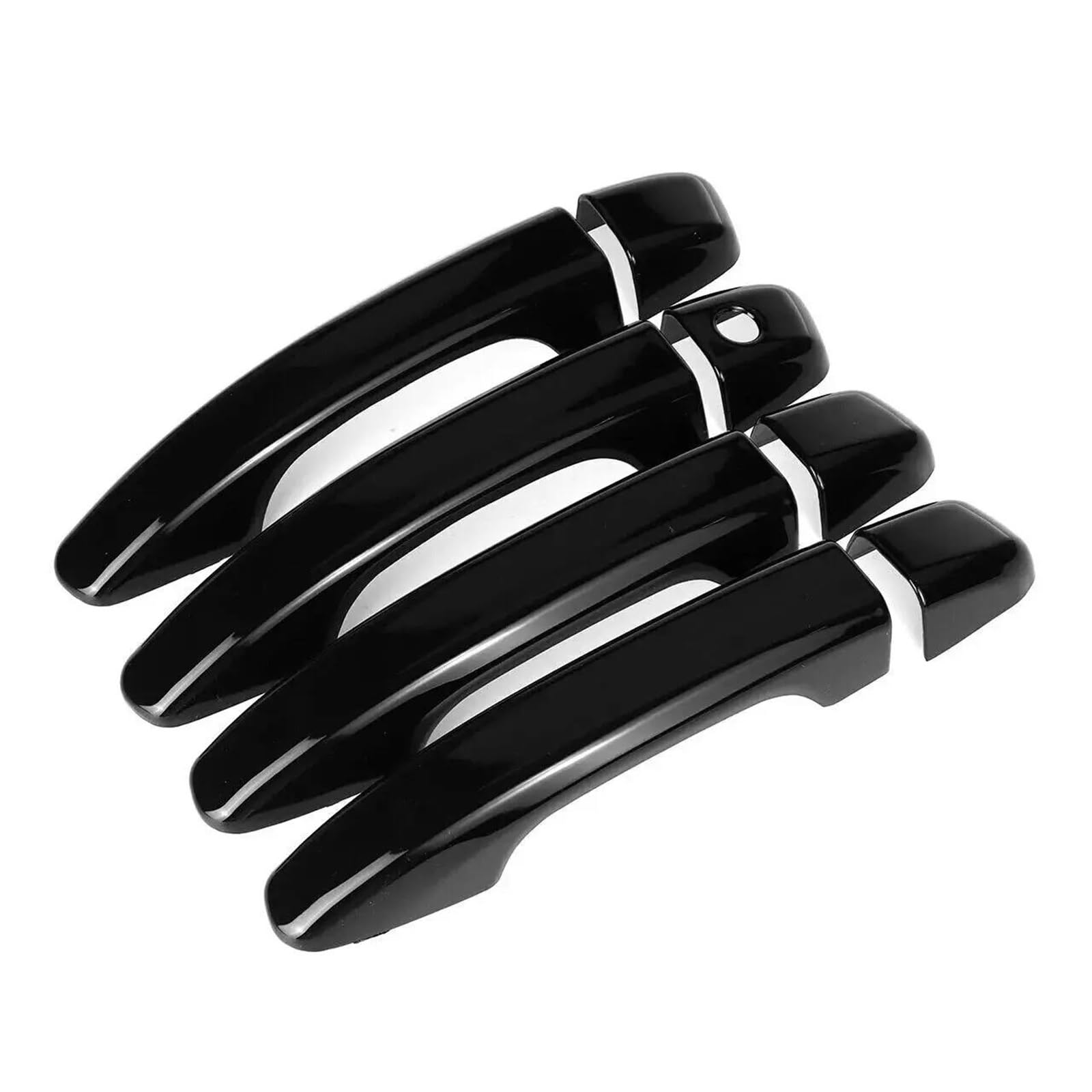 MTVTFECEWG Car Exterior Door Handle Moulding Cover Trim Sticker for Accord 10th 2018 2019 2020 2021 (Black A)