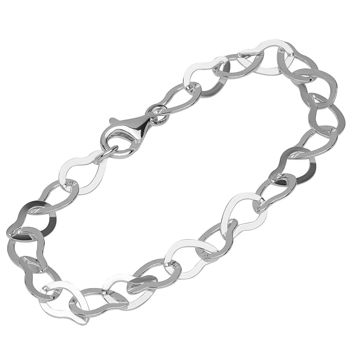 Bracciale NKlaus In Argento 925 Catena Ancora – 19 Cm, Larghezza 9 Mm, Per Uomo