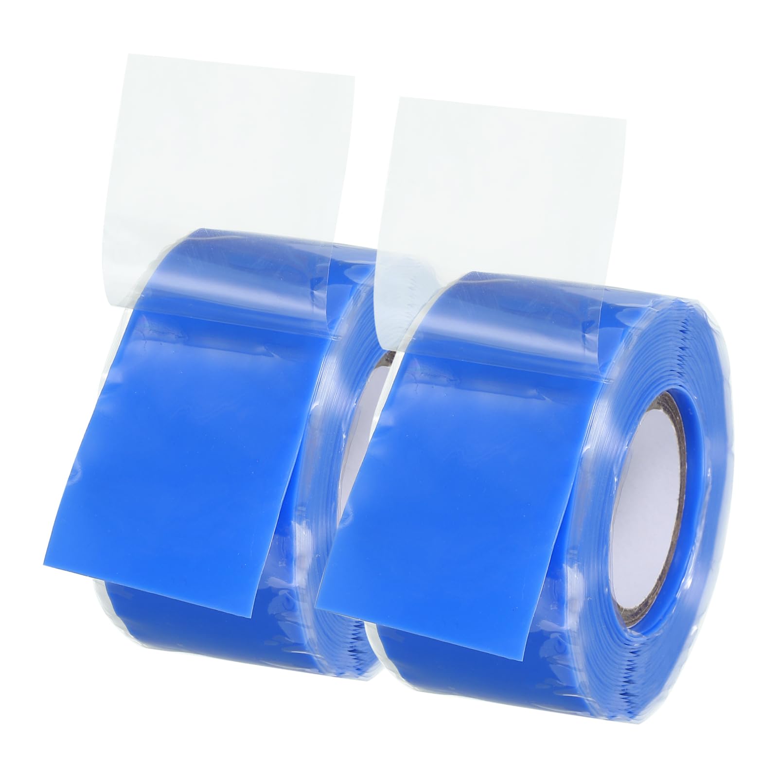 PATIKIL Grip Tape for Handles 1" x10ft, 2 Roll Self-Fusing Silicone Tape for Bike Handles Pull Up Bars Gym Equipment Plumb/Hose/Pipe Leaks Emergency, Blue