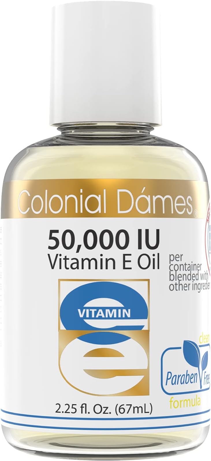Colonial Dames High Potency 50,000 IU Vitamin E Oil Blend – is an Ideal Antioxidant Skin Therapy Oil for Whole Body.