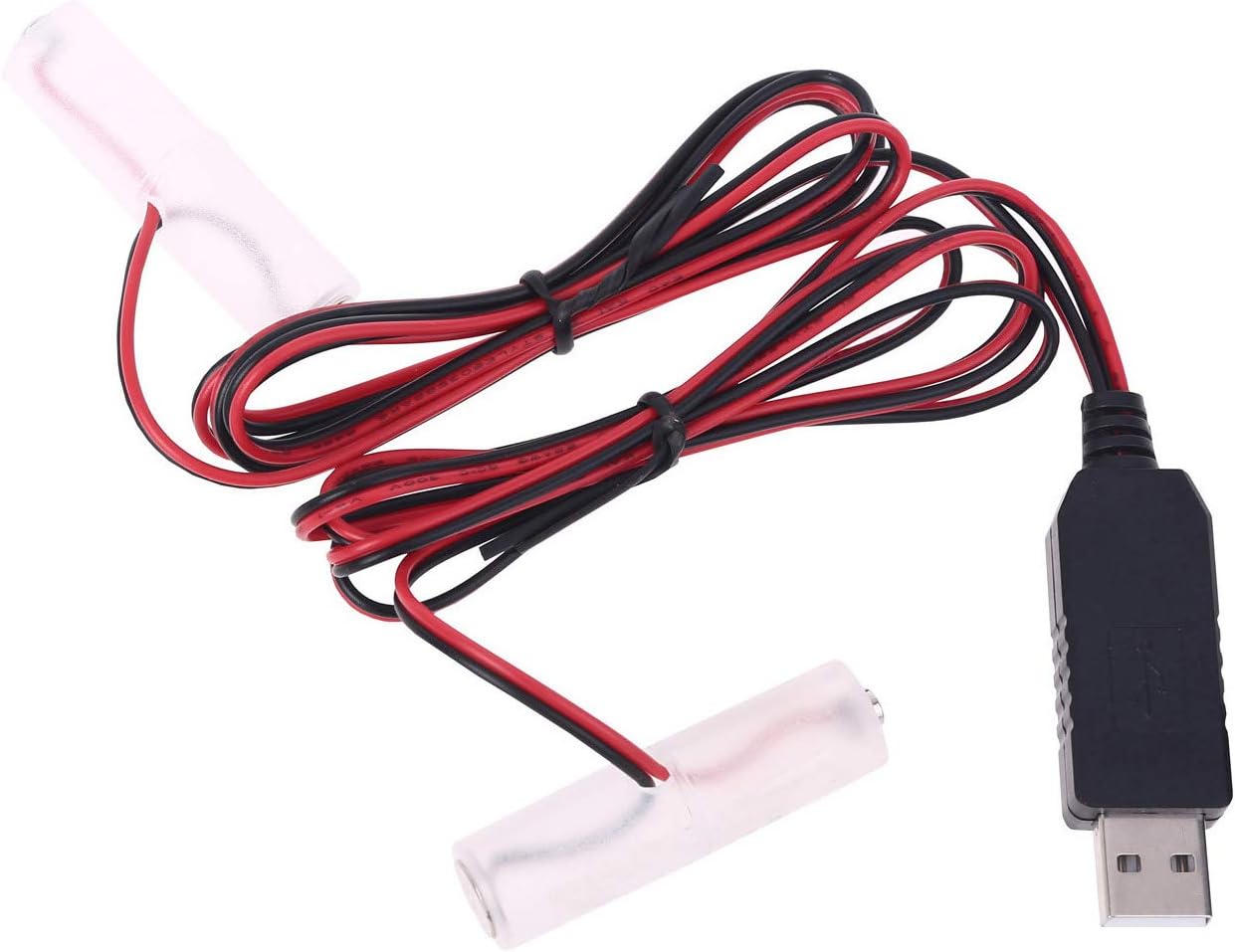 2 in 1 AA Battery Eliminator USB Power Supply 1.5V Adapter