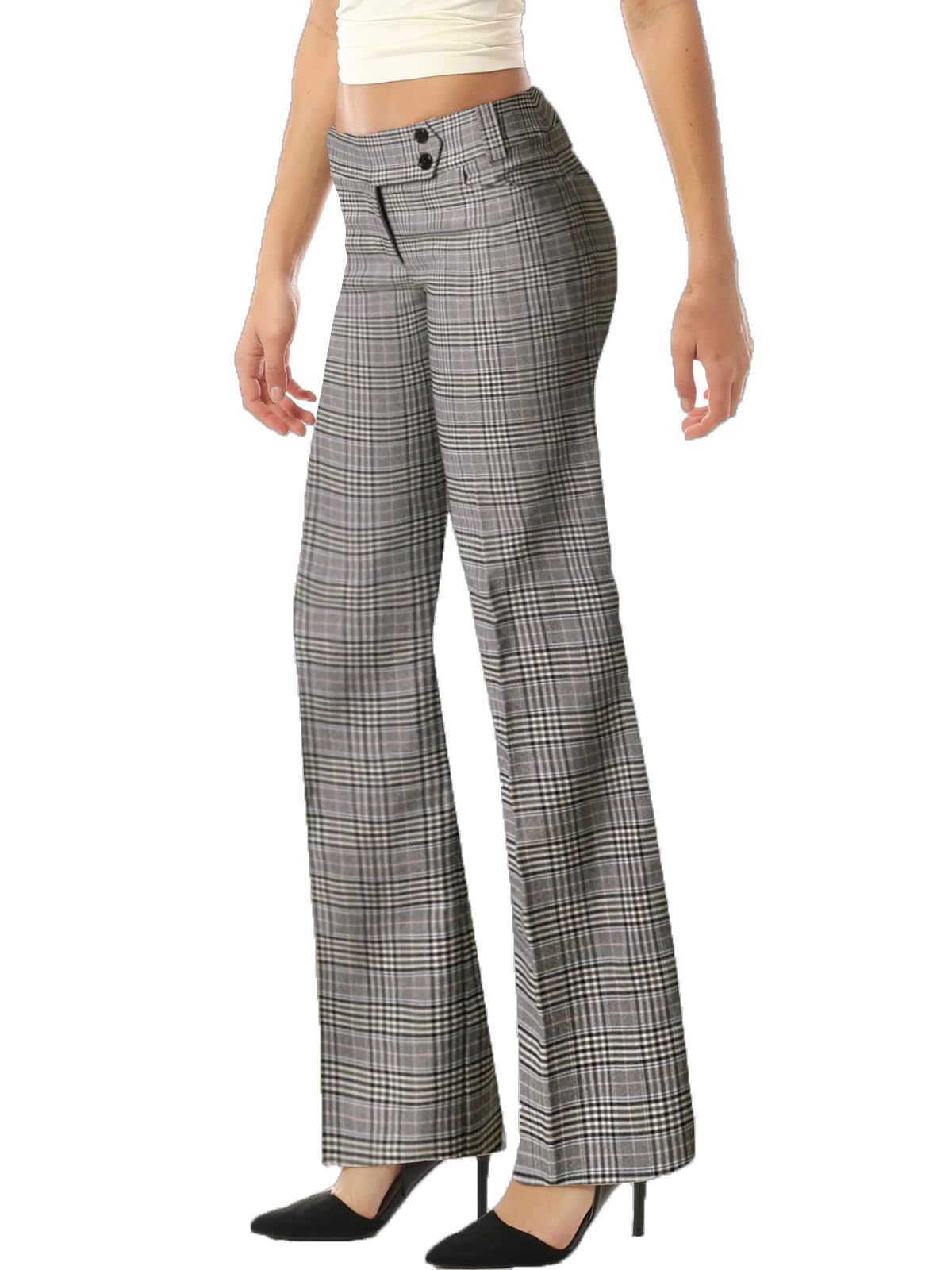MixMatchy Women's Ultra Stretch Flex Motion Bootcut Dress Pants