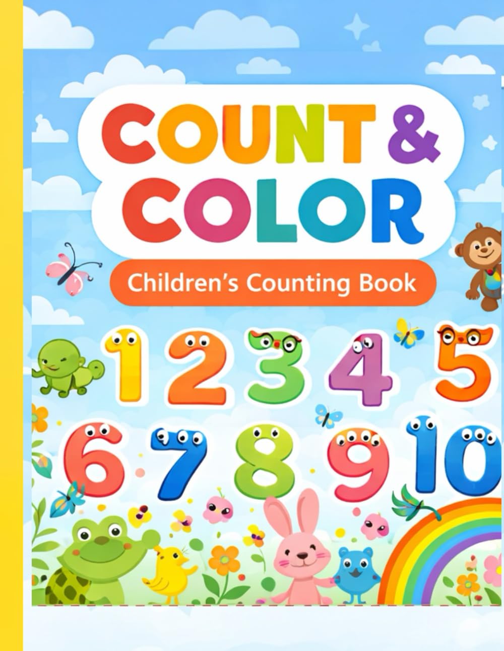 Count and Color the Numbers (1 to 10)