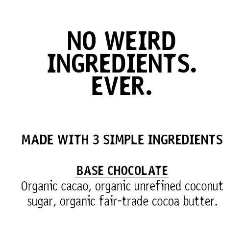 Miniatura 3 de HU - Barras de chocolate oscuro natural orgánico vegano sin gluten paleo sin OMG chocolate oscuro de comercio justo surtido paquete de 8 unidades