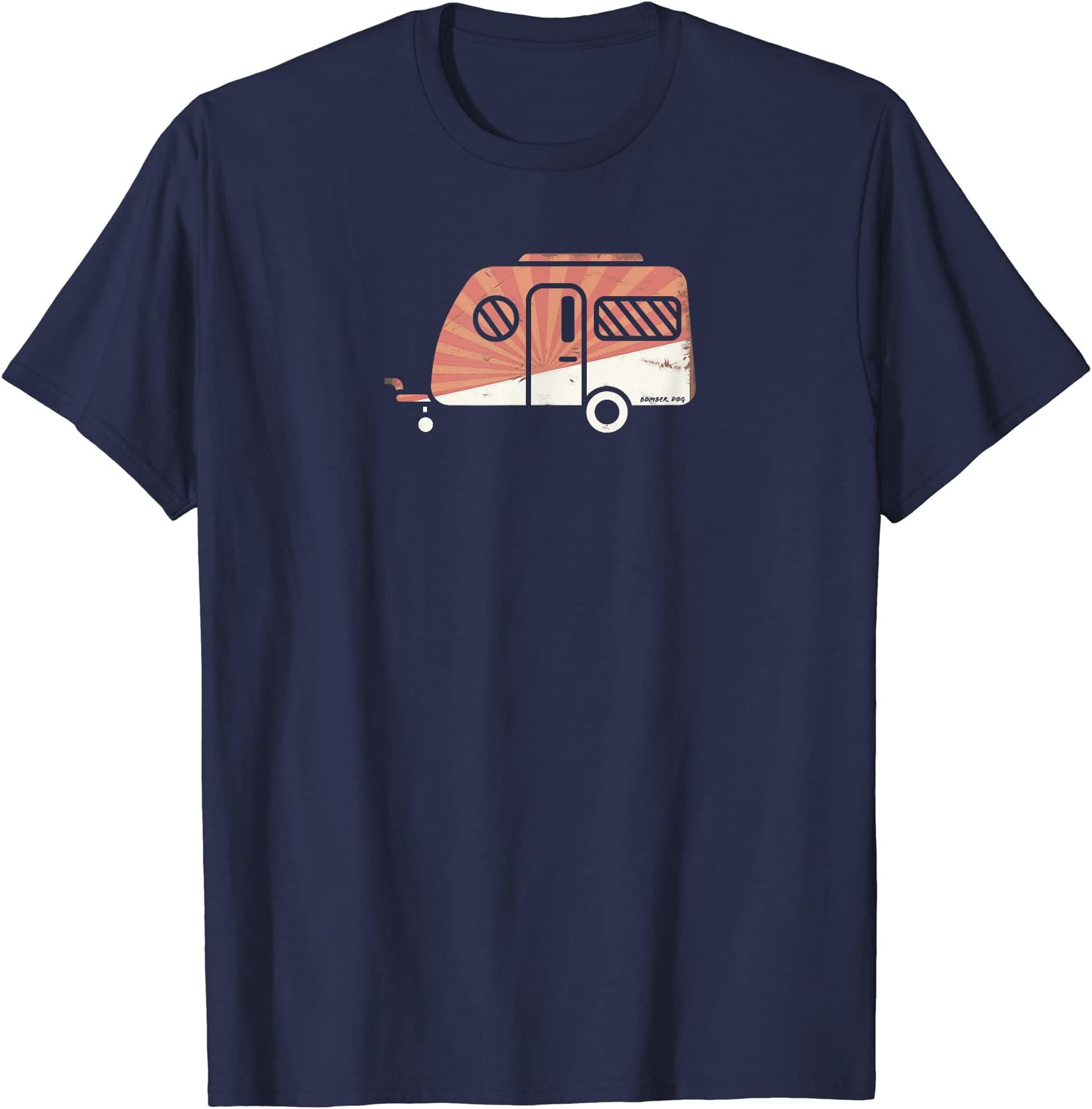 Bomber DogVintage Camper T-Shirt