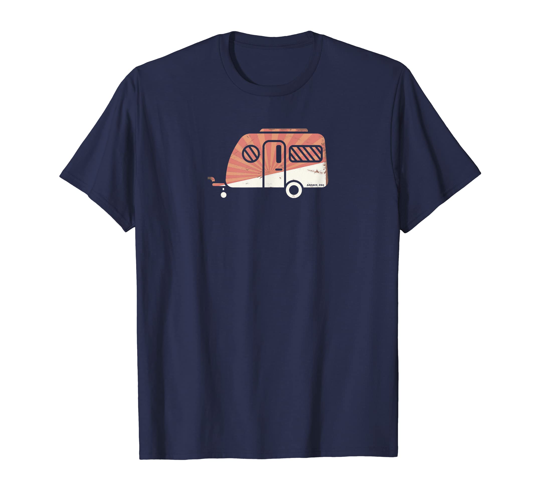 Bomber DogVintage Camper T-Shirt
