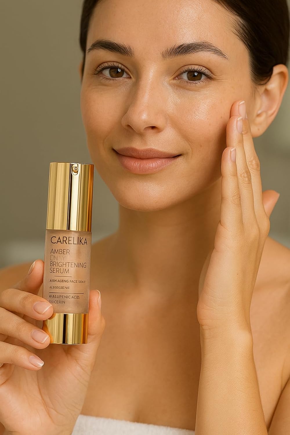 Amber 15-in-1 Brightening Serum – Anti-Aging Face Serum with Hyaluronic Acid & Glycerin – Hydrating & Firming Skincare for Radiant, Youthful Skin – 30ml - Image 5