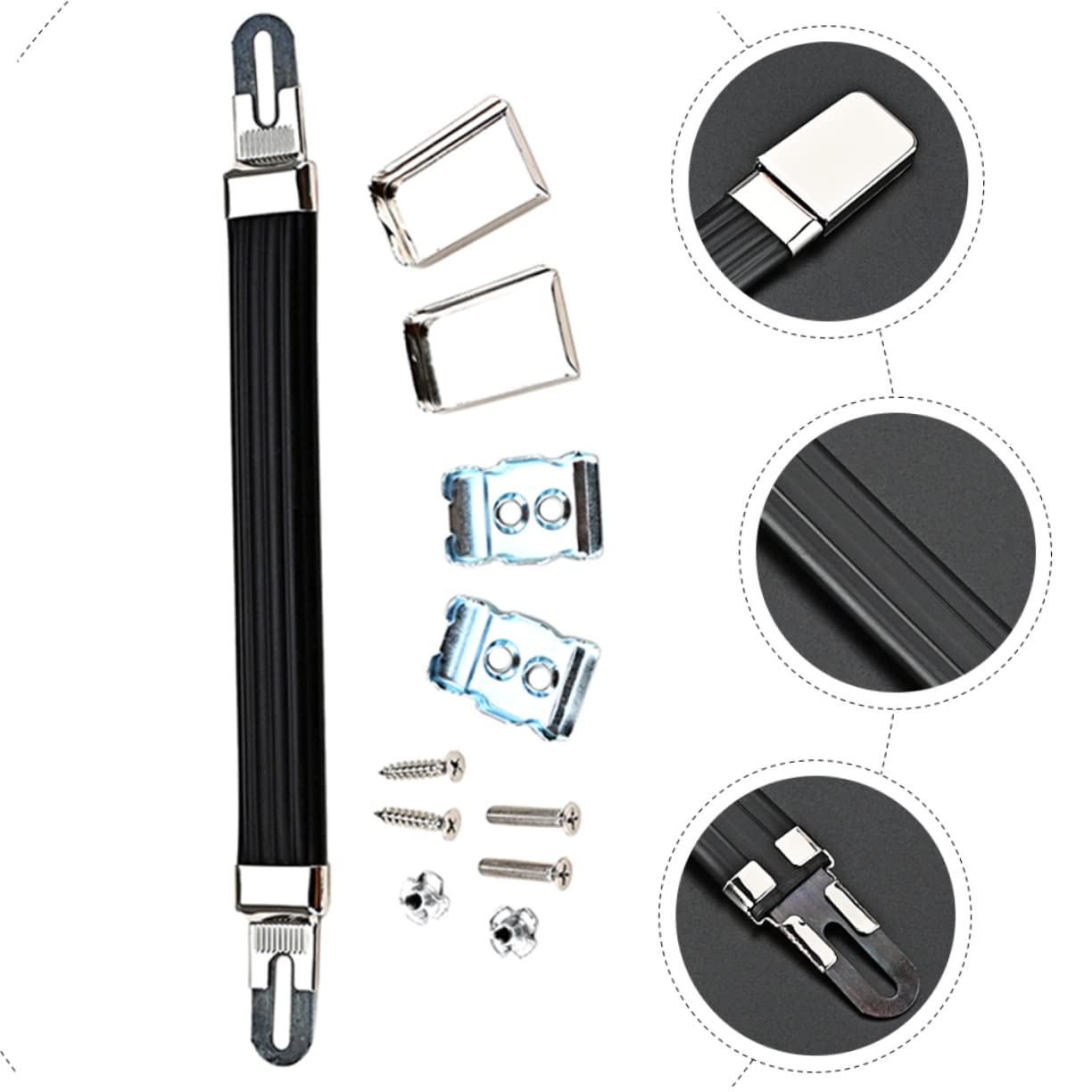 HOMOCONO 2sets Amplifier Strap Handle Material Easy Installation Comfortable Carrying for Speakers Compatible Barn Doors and More