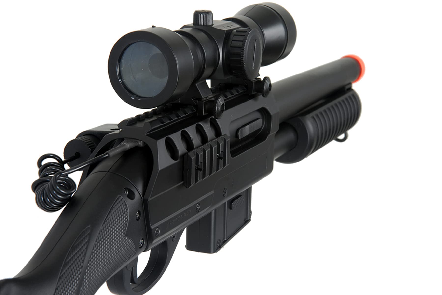 トイガン PUMP ACTION SHOTGUN GMO58A Amazon.com : M47 Pump Action Airsoft Shotgun with Scope