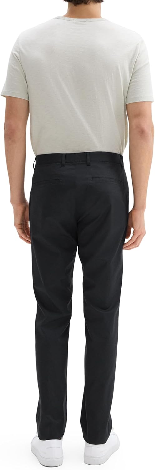 Theory Men Zaine SW ST Pant in Hanson Twill, Black - Image 9
