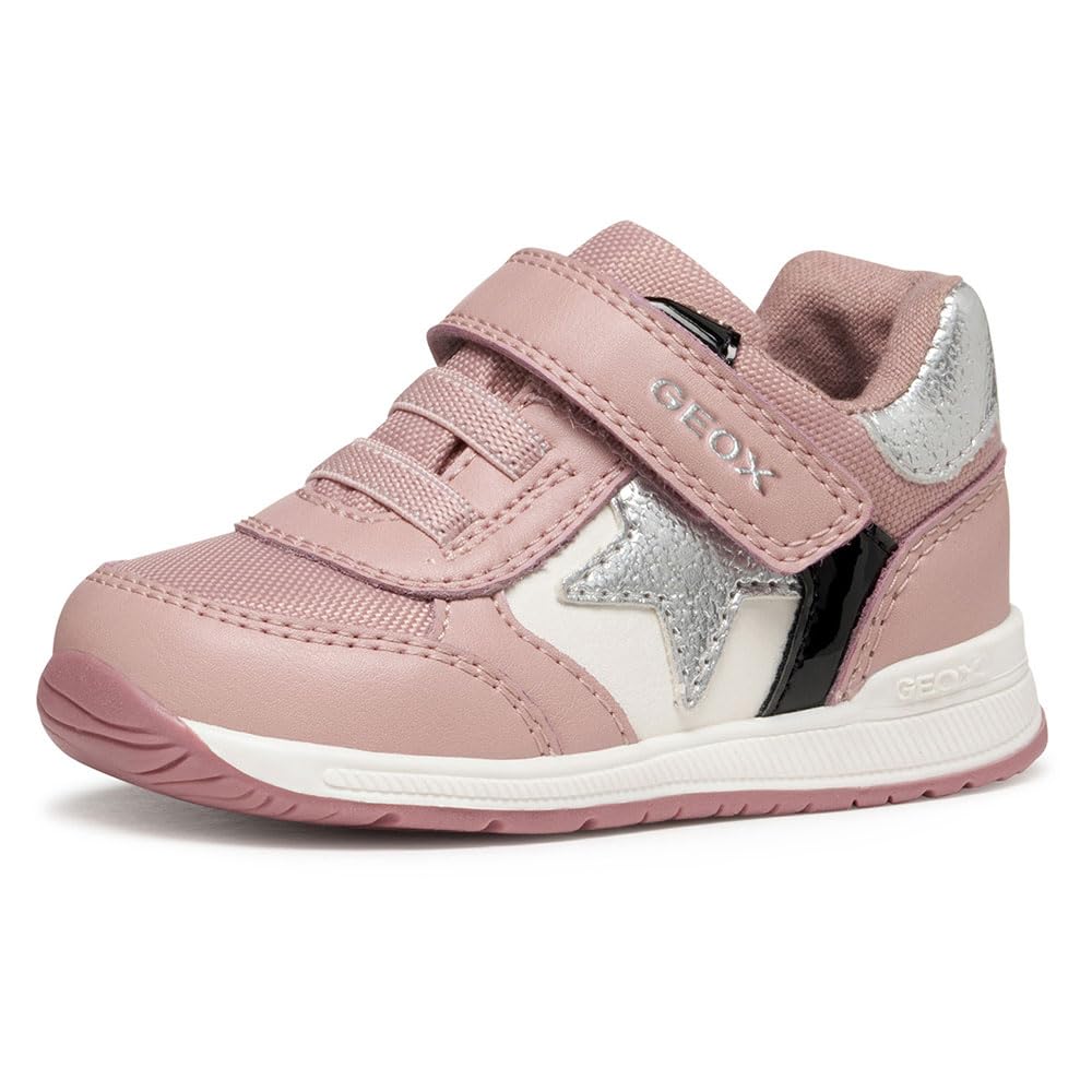 Geox B Rishon Girl, First Walker Shoe Bebé-Niñas