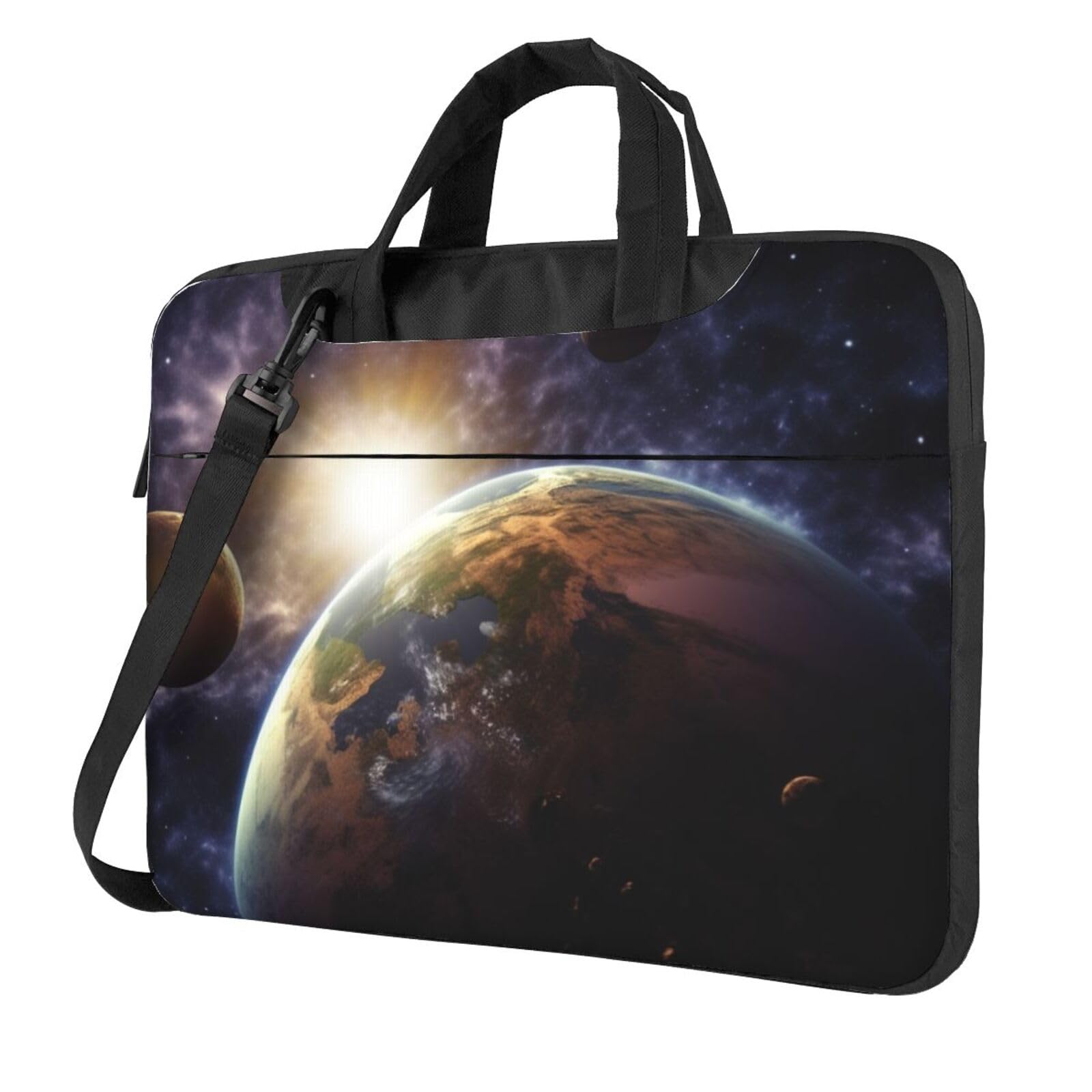 Sac bandoulière portable imperméable planète sacoche pc résistant eau - 8