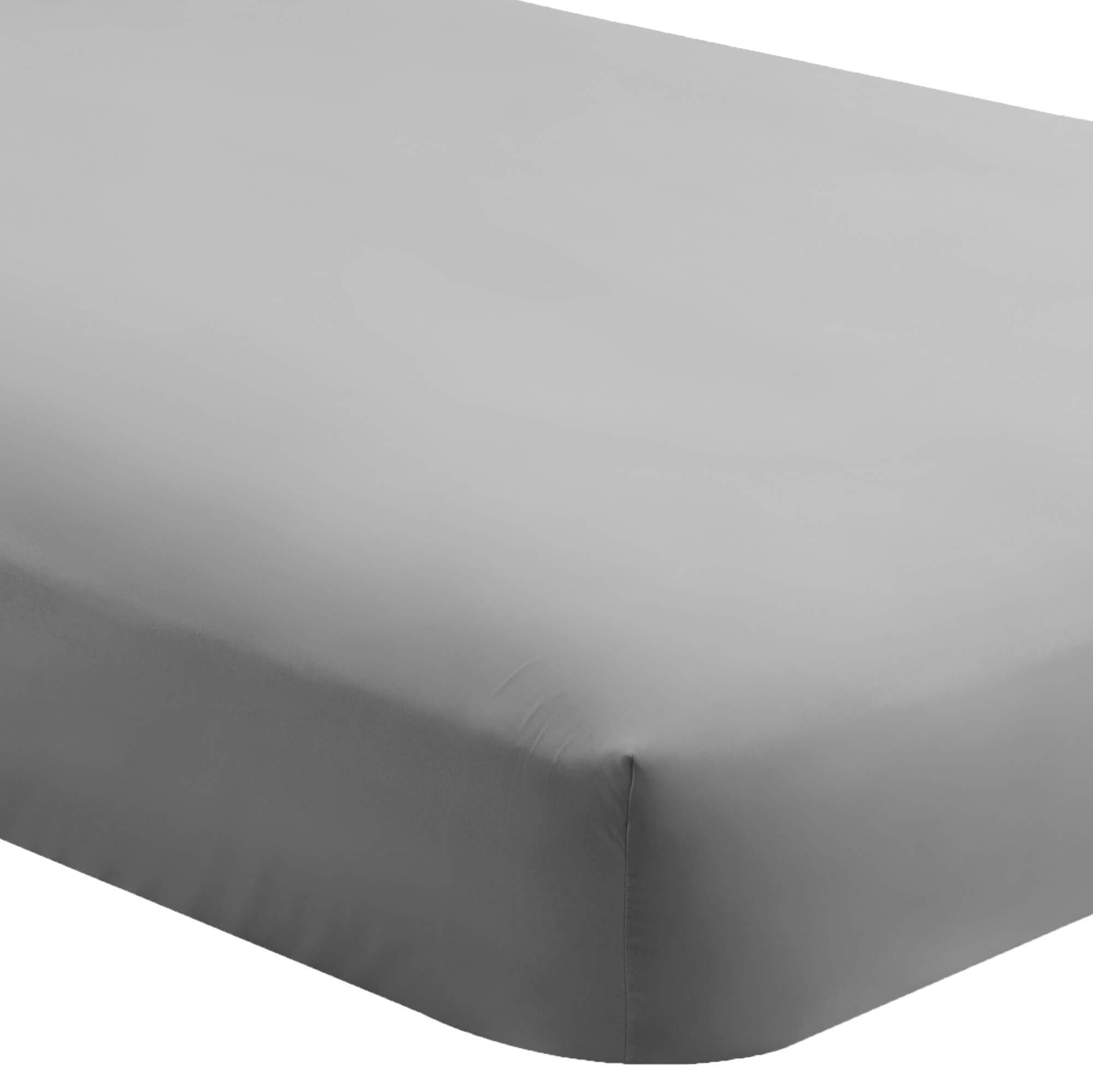 Sasma HomeSasma Home - 100% Jersey Cotton Extra Deep Fitted Sheets - Easy Care - Hypoallergenic - Natural Cotton Fitted Sheet - 40cm / 16 Inch Extra Deep Fitted Sheet (Gray, King)