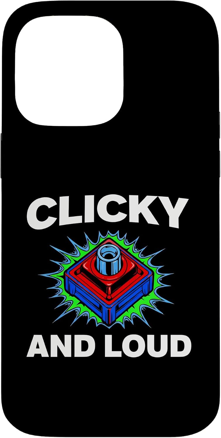Mechanical Keyboard Switch Clicky and Loud Case for iPhone 14 Pro Max