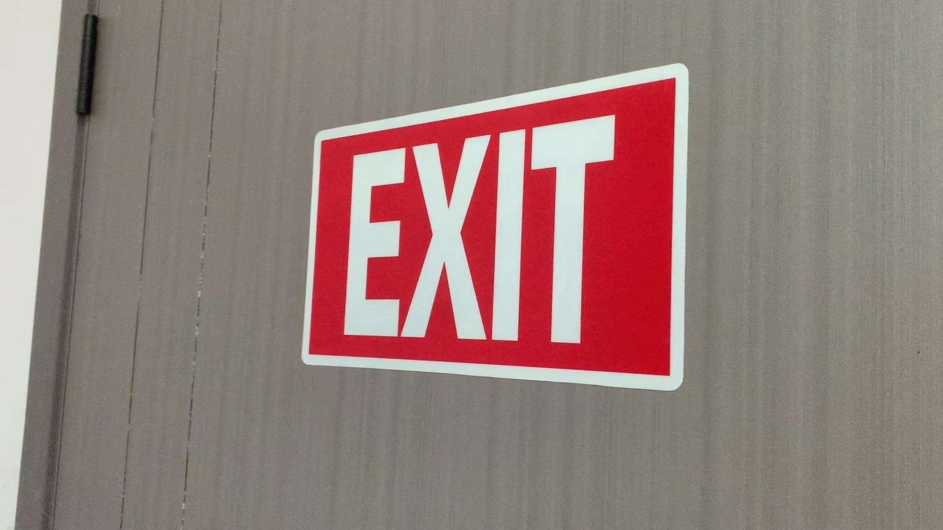 Amazon.com: EXIT Sign - Glow In The Dark Photoluminescent EXIT