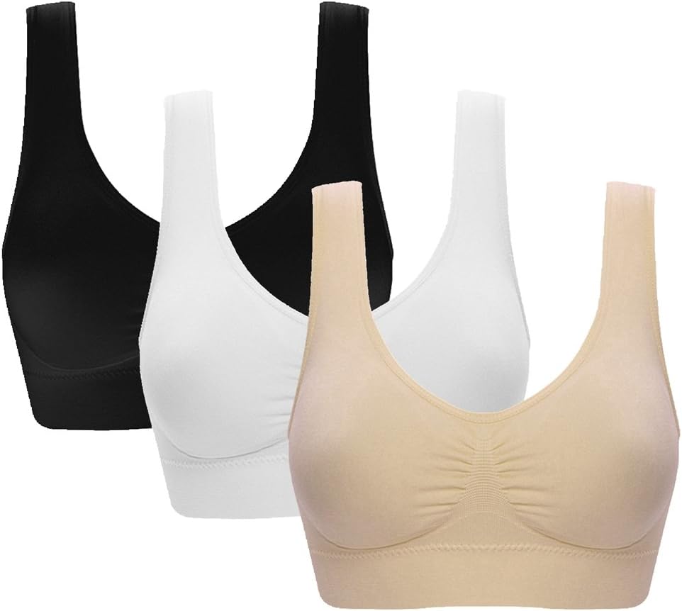 Women’s Comfort Workout Sports Bra Low-Impact...
