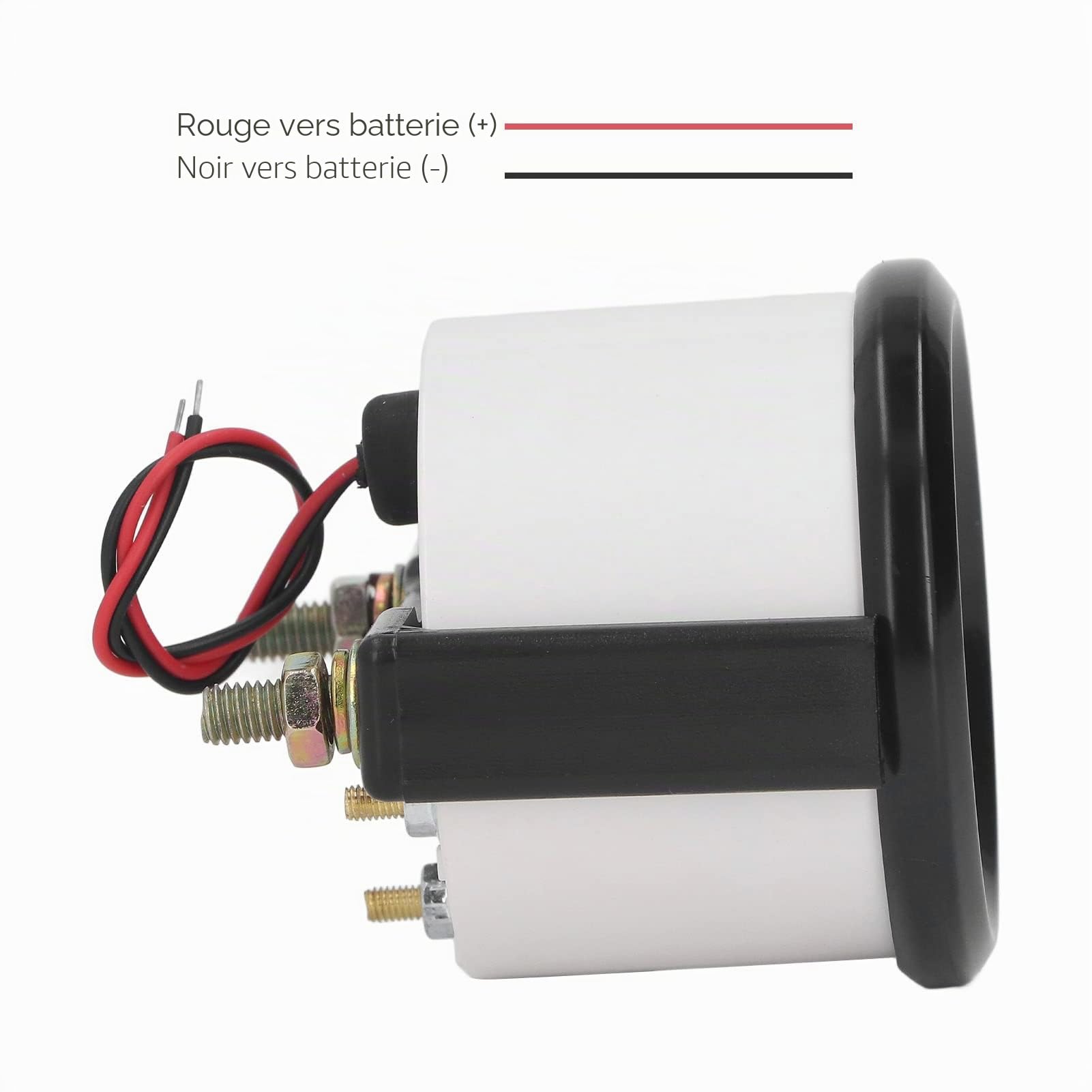 Jauge de Niveau de Carburant, 2Pouces 52mm E-1/2-F Indicateur de Réservoir de Carburant Universel avec Rétroéclairage LED pour Voiture RV Yacht Bateau Moto Voiture SUV